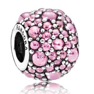PANDORA Pink Shimmering Droplets Charm